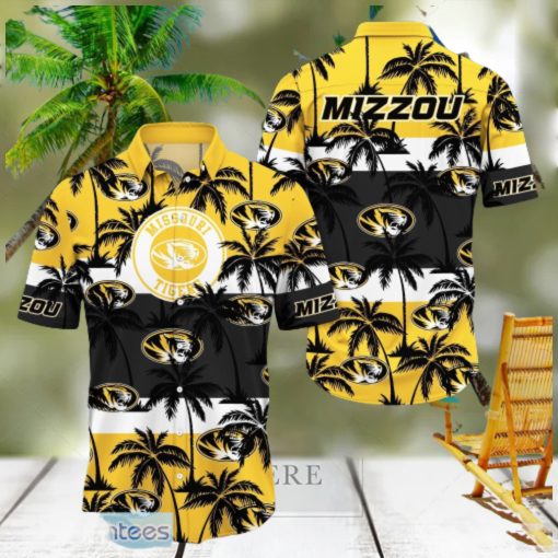 Missouri Tigers Tropical Palm Tree Trending Summer Aloha Hawaiian Shirt