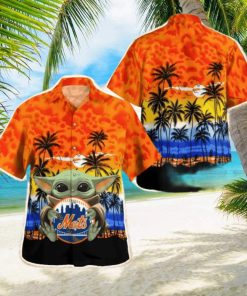 Mlb New York Mets Tropical Hawaiian Shirt