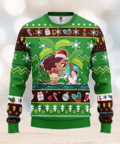 Moana Green Amazing Gift Ugly Christmas 3D Sweater Christmas Gift For Men And Women