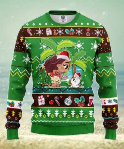 Moana Green Amazing Gift Ugly Christmas 3D Sweater Christmas Gift For Men And Women