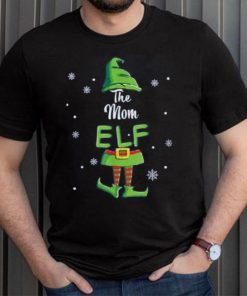 Mom Elf Family Matching Christmas Pajamas Pjs Xmas Women Shirt