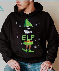 Mom Elf Family Matching Christmas Pajamas Pjs Xmas Women Shirt