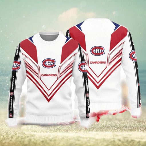 Montreal Canadiens Basic Knitted Ugly Christmas Sweater AOP Gift For Men And Women