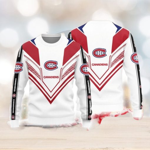 Montreal Canadiens Basic Knitted Ugly Christmas Sweater AOP Gift For Men And Women