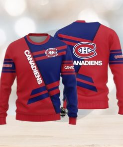 Montreal Canadiens Basic Pattern Knitted Sweater For Christmas