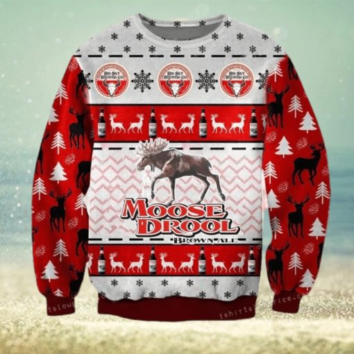 Moose Drool Brown Ale Christmas Ugly Sweater