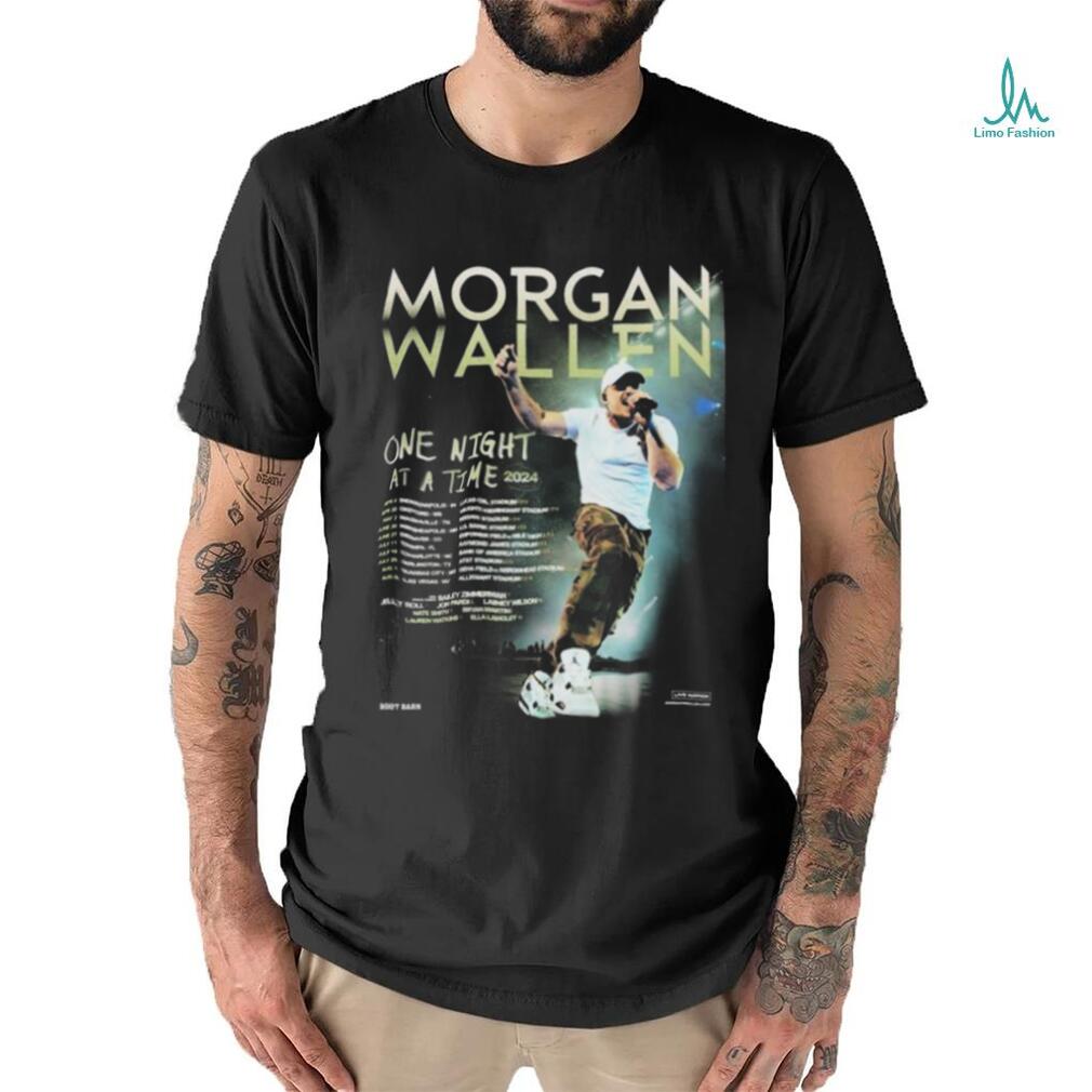 One Night At A Time Tour 2023 Wallen Shirt - Ink In Action