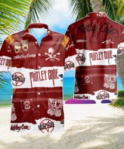 Motley Crue Hawaiian Shirt   Short For Men Women