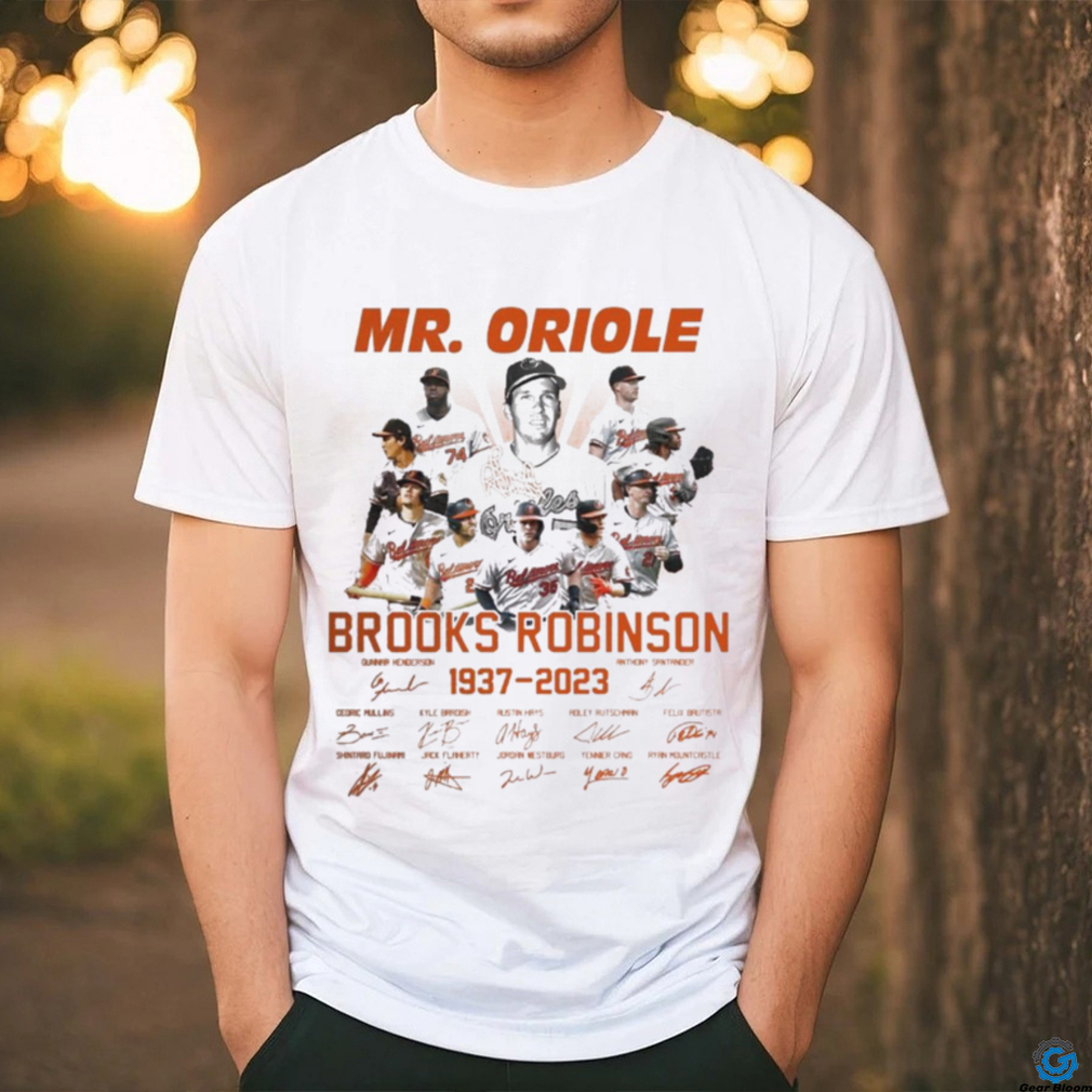 Brooks Robinson 1937 – 2023 MVP Signature Orioles T Shirt - Limotees