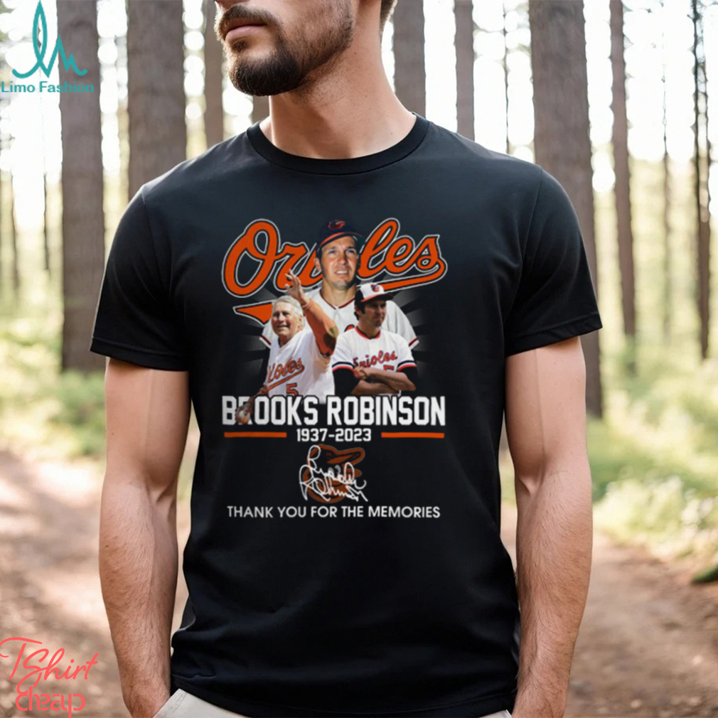 Mr. Oriole Brooks Robinson 1937 – 2023 Thank You For The Memories T Shirt -  Limotees