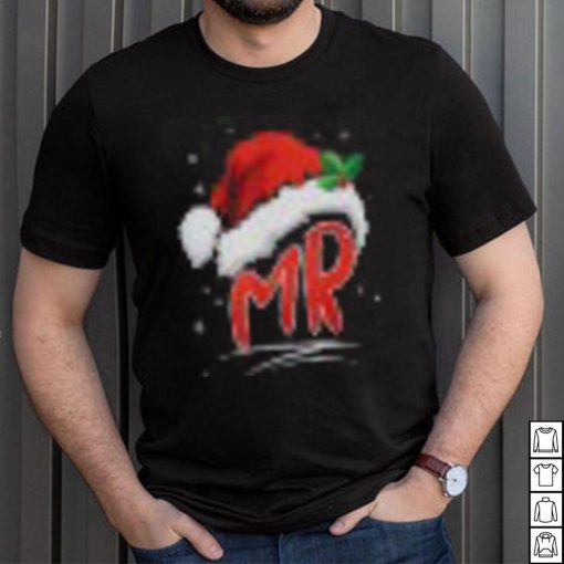 Mrs Mr Santa His And Hers Ugly Christmas Matching T Shirt