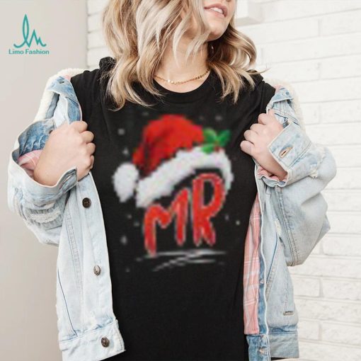 Mrs Mr Santa His And Hers Ugly Christmas Matching T Shirt