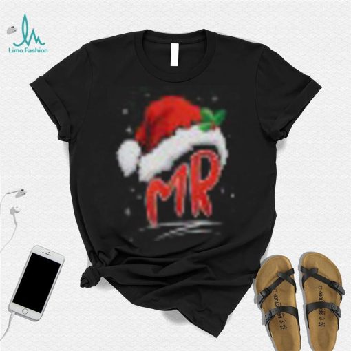 Mrs Mr Santa His And Hers Ugly Christmas Matching T Shirt