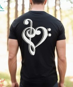 Music Note Heart Women’s Tank Top Unisex Hoodie