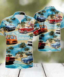 Mustang Car Hawaiian Shirt Short