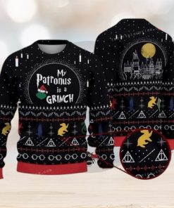 My Patronus Is A Grinch Christmas Sweater Christmas Ugly Sweater Party