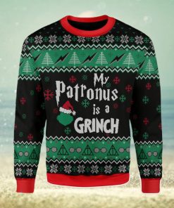 My Patronus Is A Grinch Ugly Christmas Sweater Xmas Gift Men And Women Christmas Sweater