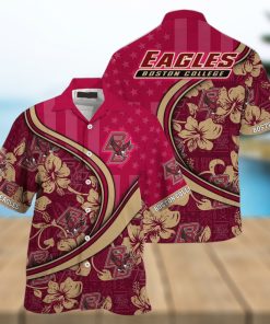 NCAA Boston College Eagles Hawaiian Shirt Custom Name Best Beach Gift For  Boyfriend