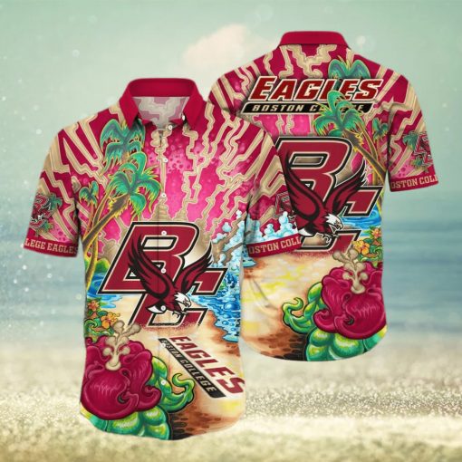 NCAA Boston College Eagles Hawaiian Shirt Gift For Summer Holiday