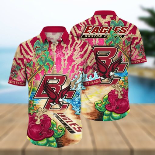 NCAA Boston College Eagles Hawaiian Shirt Gift For Summer Holiday