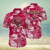 Plus Size Mens Hawaiian Coconut Tree Landscape Print Button Down Chest Pocket Shirt  Casual Lapel Summer Shirts Holiday Shirts