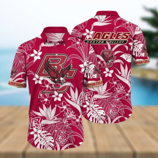 NCAA Boston College Eagles Hawaiian Shirt Summer Vacation Gift