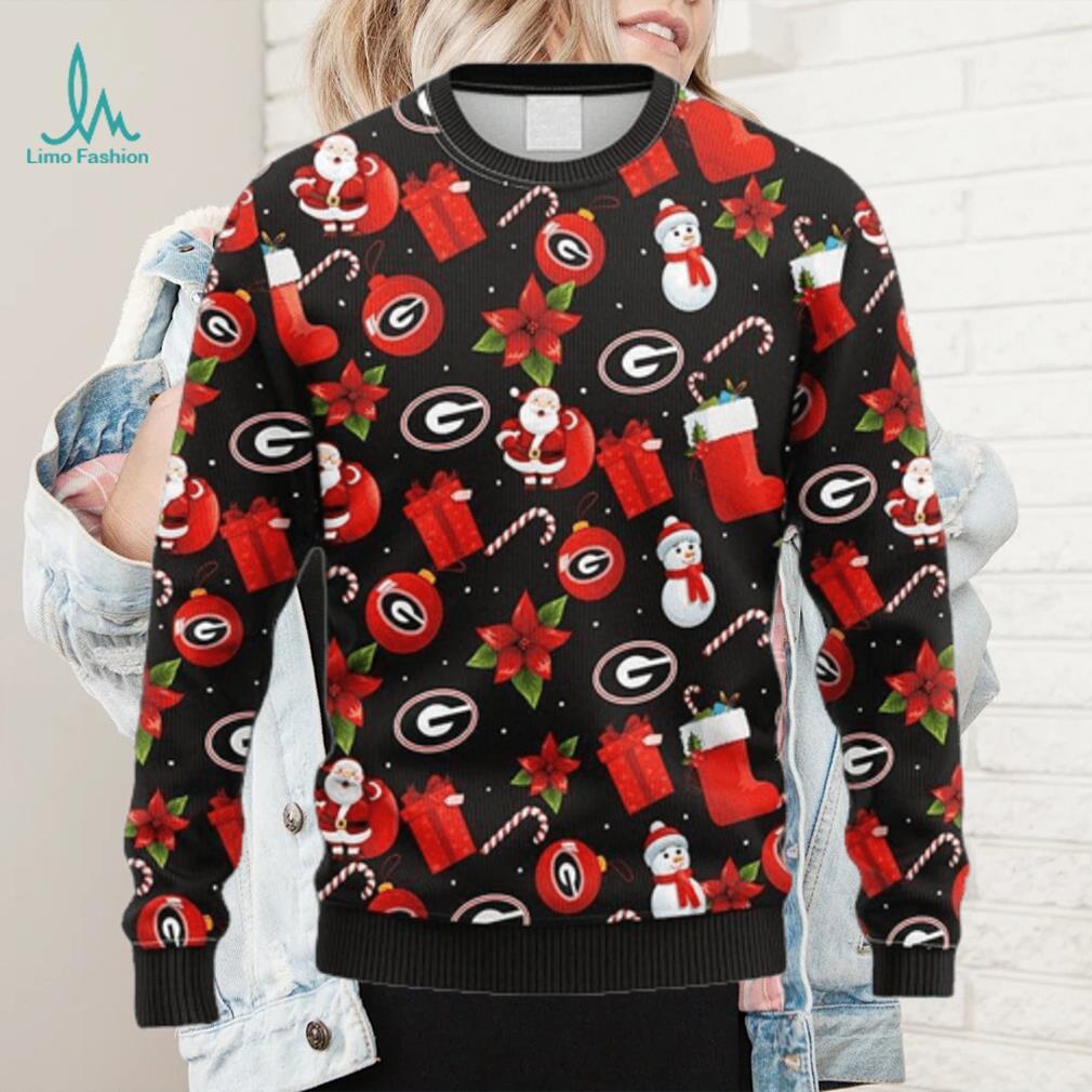 NFL Georgia Bulldogs Football Ugly Christmas Sweater