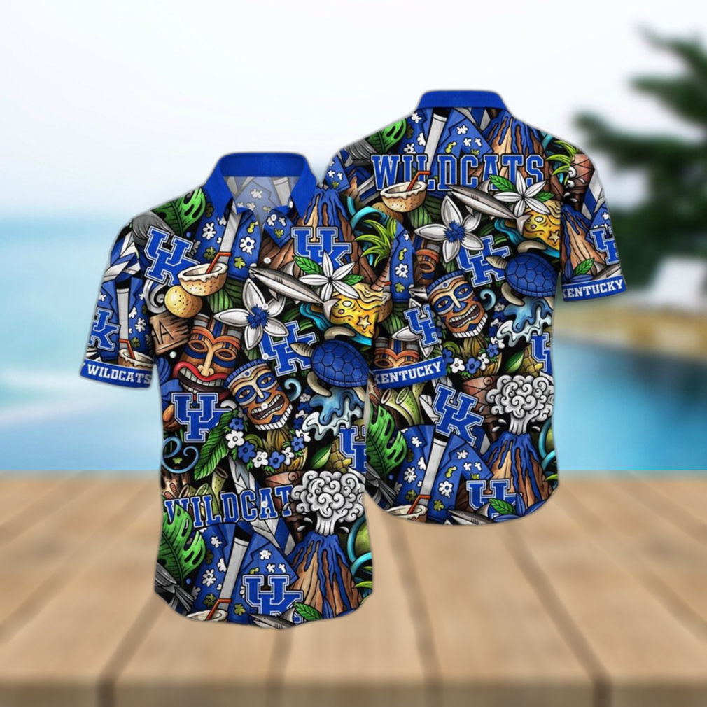 Arizona Wildcats NCAA Flower Button Up Hawaiian Shirt 3D Shirt, Arizona  Wildcats Father's Day Gifts - T-shirts Low Price