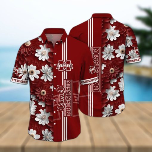 NCAA Mississippi State Bulldogs Hawaiian Shirt Gift For Beach Vacation