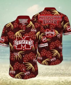 NCAA Mississippi State Bulldogs Hawaiian Shirt Palm Leaves Beach Lovers Gift