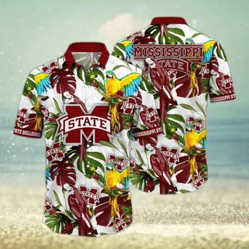 NCAA Mississippi State Bulldogs Hawaiian Shirt Practical Beach Gift For Boyfriend