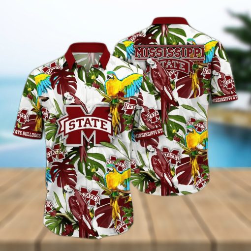 NCAA Mississippi State Bulldogs Hawaiian Shirt Practical Beach Gift For Boyfriend