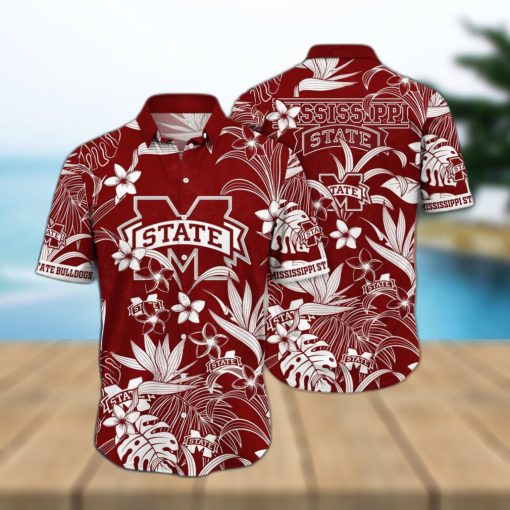 NCAA Mississippi State Bulldogs Hawaiian Shirt Practical Beach Gift For Dad