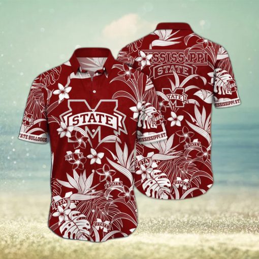 NCAA Mississippi State Bulldogs Hawaiian Shirt Practical Beach Gift For Dad