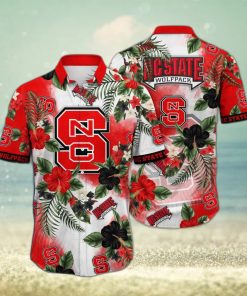 NCAA NC State Wolfpack Hawaiian Shirt Hibiscus Flowers Gift For Friends