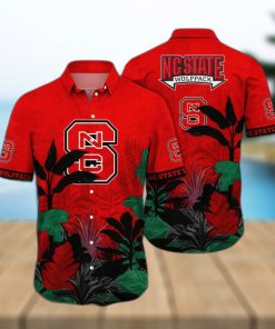 NCAA NC State Wolfpack Hawaiian Shirt Tropical Forest Gift For Summer Lovers