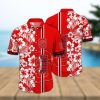 NHL Toronto Maple Leafs Flower Set Hawaiian Shirt And Shorts Beach Gift For Fans