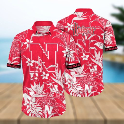 NCAA Nebraska Cornhuskers Hawaiian Shirt Beach Gift For Him