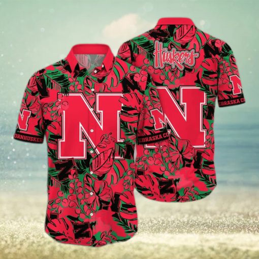 NCAA Nebraska Cornhuskers Hawaiian Shirt Beach Lovers Gift