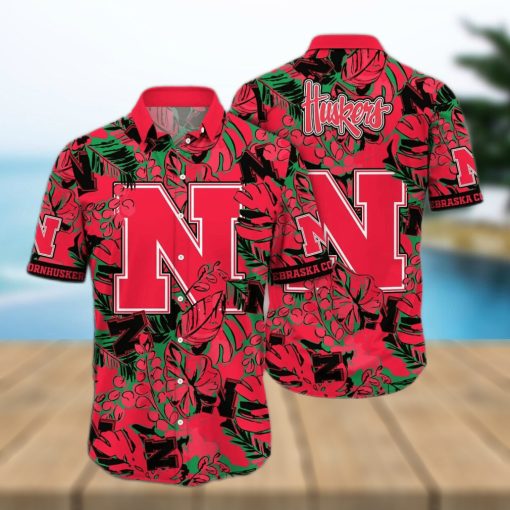 NCAA Nebraska Cornhuskers Hawaiian Shirt Beach Lovers Gift