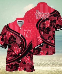 NCAA Nebraska Cornhuskers Hawaiian Shirt Custom Name Beach Gift For Him