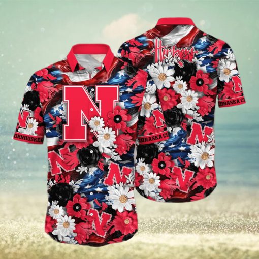 NCAA Nebraska Cornhuskers Hawaiian Shirt Independence Day Best Beach Gift