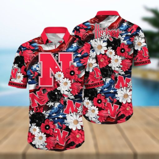 NCAA Nebraska Cornhuskers Hawaiian Shirt Independence Day Best Beach Gift