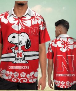 NCAA Nebraska Cornhuskers Snoopy Hawaiian Shirt