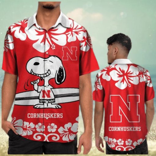 NCAA Nebraska Cornhuskers Snoopy Hawaiian Shirt