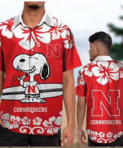 NCAA Nebraska Cornhuskers Snoopy Hawaiian Shirt