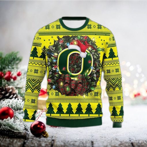 NCAA Oregon Ducks Christmas Ugly 3D Sweater For Men And Women Gift Ugly Christmas