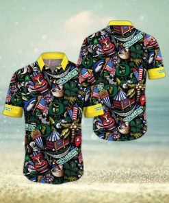 NCAA Oregon Ducks Flower Hawaii Shirt Summer Vibes For FootBall Fans