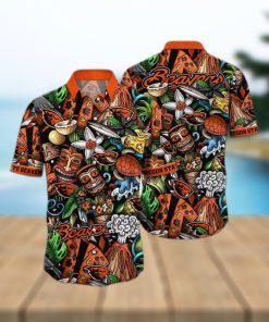 NCAA Oregon State Beavers Tiki Hippie Hawaiian Shirt The Perfect Summer Vibe For FootBall Fans