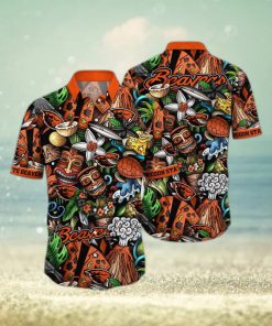 NCAA Oregon State Beavers Tiki Hippie Hawaiian Shirt The Perfect Summer Vibe For FootBall Fans